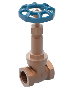 VAN CỔNG TRỤC NÂNG BẰNG ĐỒNG THANH REN BV46-BRONZE (PN25)